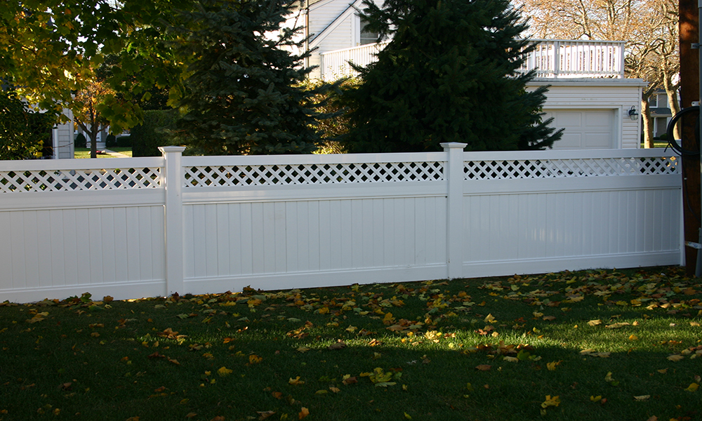 Top Lattice fence