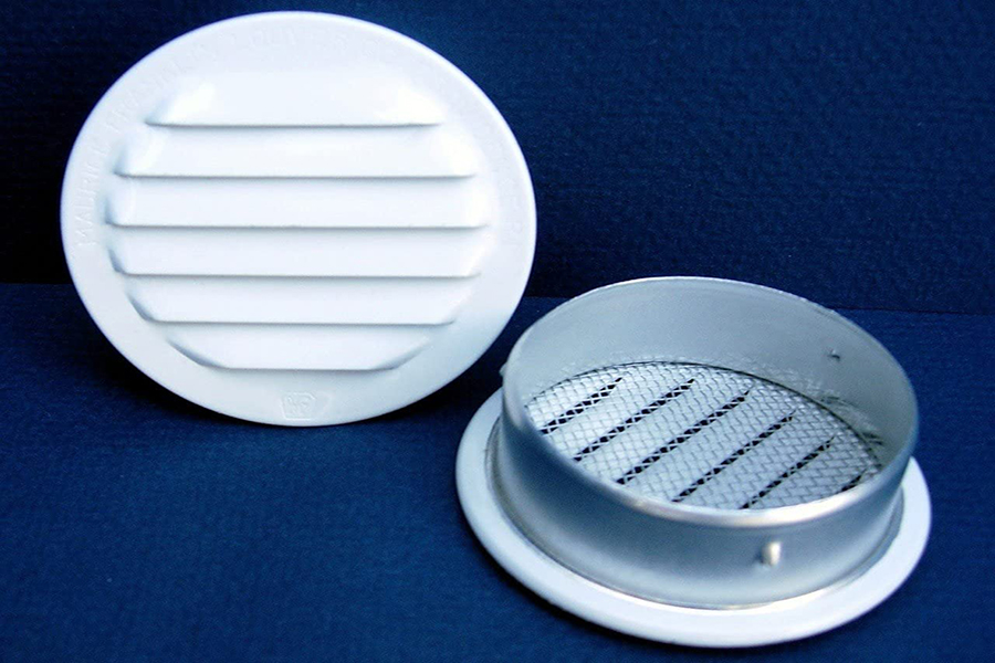 Aluminum round louver vent